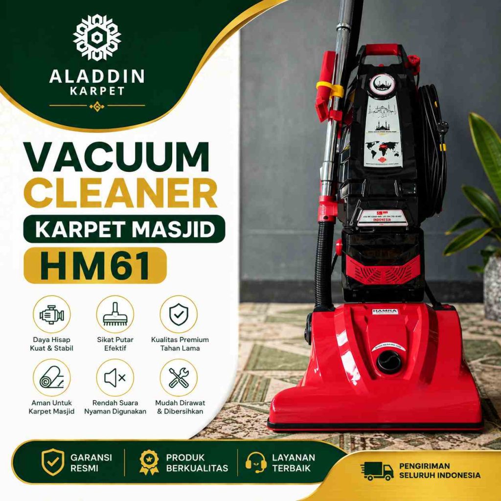 Vacuum Cleaner Hamra Purworejo untuk Perawatan Karpet Masjid